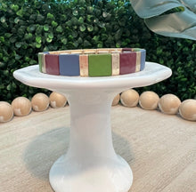 Load image into Gallery viewer, Color Block Stretch Bracelet