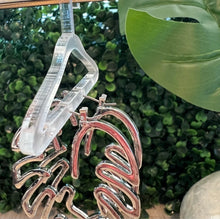 Load image into Gallery viewer, Leaf Hoops - Silver