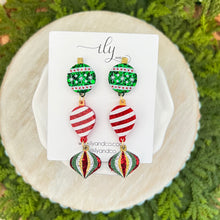 Load image into Gallery viewer, Christmas Bulb Earrings