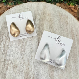 Teardrop Studs