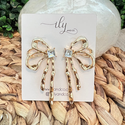 Half Bow Earrings
