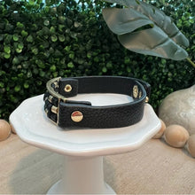 Load image into Gallery viewer, Black and Gold Beaded Bracelet