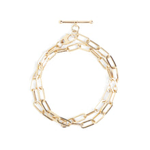 Load image into Gallery viewer, Loren Stewart x Curateur Double Wrap Chain Toggle Bracelet