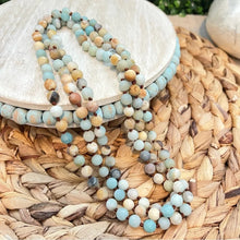 Load image into Gallery viewer, Coastal Knotted Necklace
