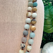 Load image into Gallery viewer, Coastal Knotted Necklace