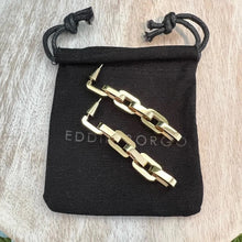 Load image into Gallery viewer, Eddie Borgo Supra Link Drop Earrings