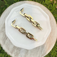 Load image into Gallery viewer, Eddie Borgo Supra Link Drop Earrings