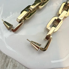 Load image into Gallery viewer, Eddie Borgo Supra Link Drop Earrings