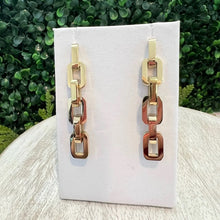 Load image into Gallery viewer, Eddie Borgo Supra Link Drop Earrings