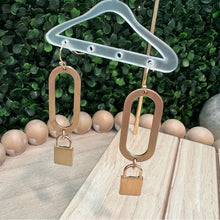 Load image into Gallery viewer, Heather Lock Earrings