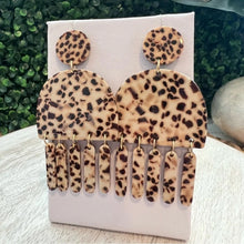 Load image into Gallery viewer, Safari Fringe Earrings