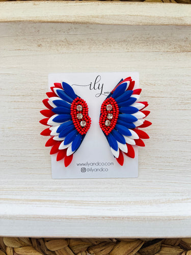 Red White and Blue Wings