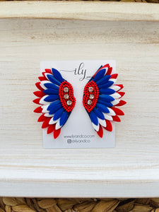 Red White and Blue Wings